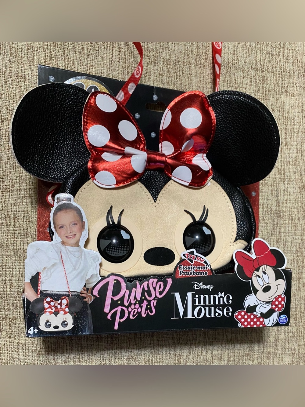 Disney Minnie Mouse Interactive Purse Pets